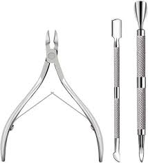 Cuticle Trimmer Nipper With Cuticle Pusher, Cuticle Remover Manicure Set, Professional Stainless Steel