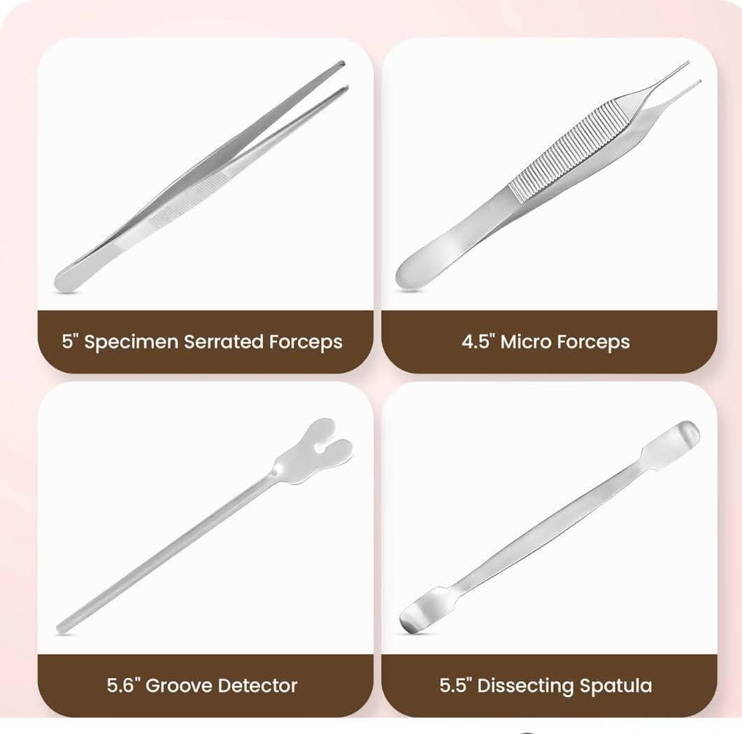 Tweezers set of 4 pecs 